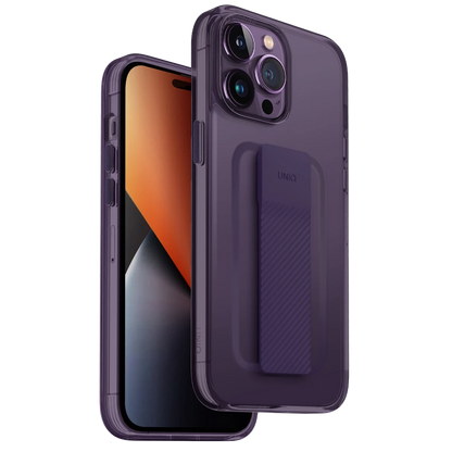 Uniq Apple iPhone 14 Pro Heldro Mount Kapak - Derin Mor