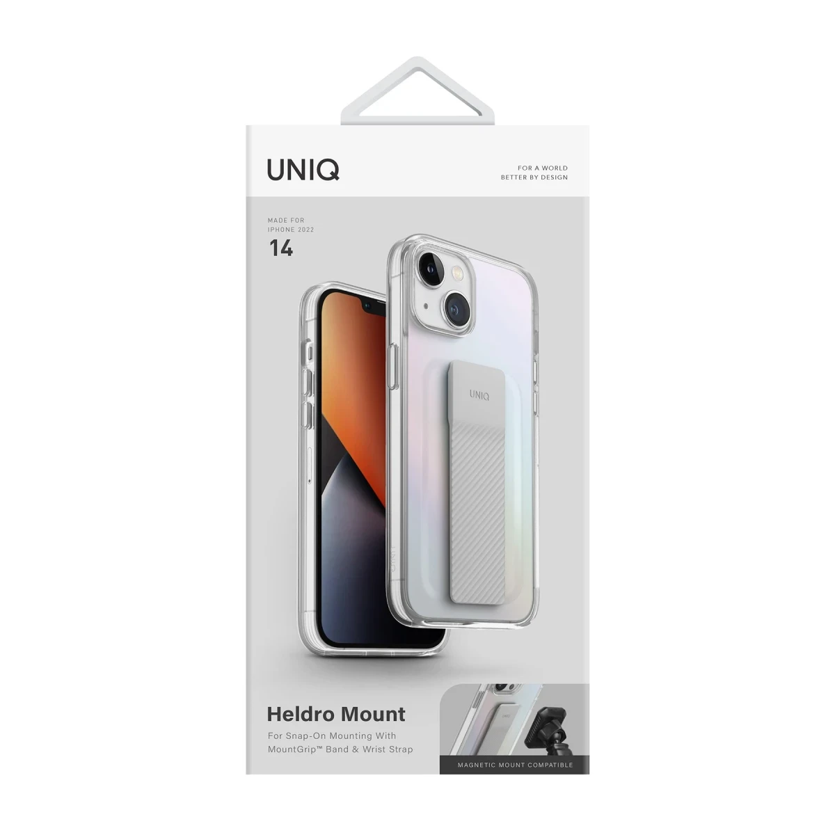 Uniq Apple iPhone 14 Pro Heldro Mount Kapak - Gökkuşağı