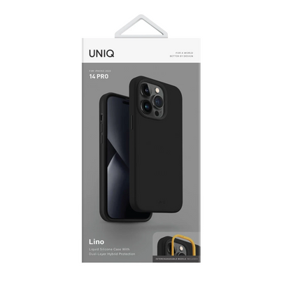 Uniq Apple iPhone 14 Pro Lino Hue Magsafe Kapak - Gri