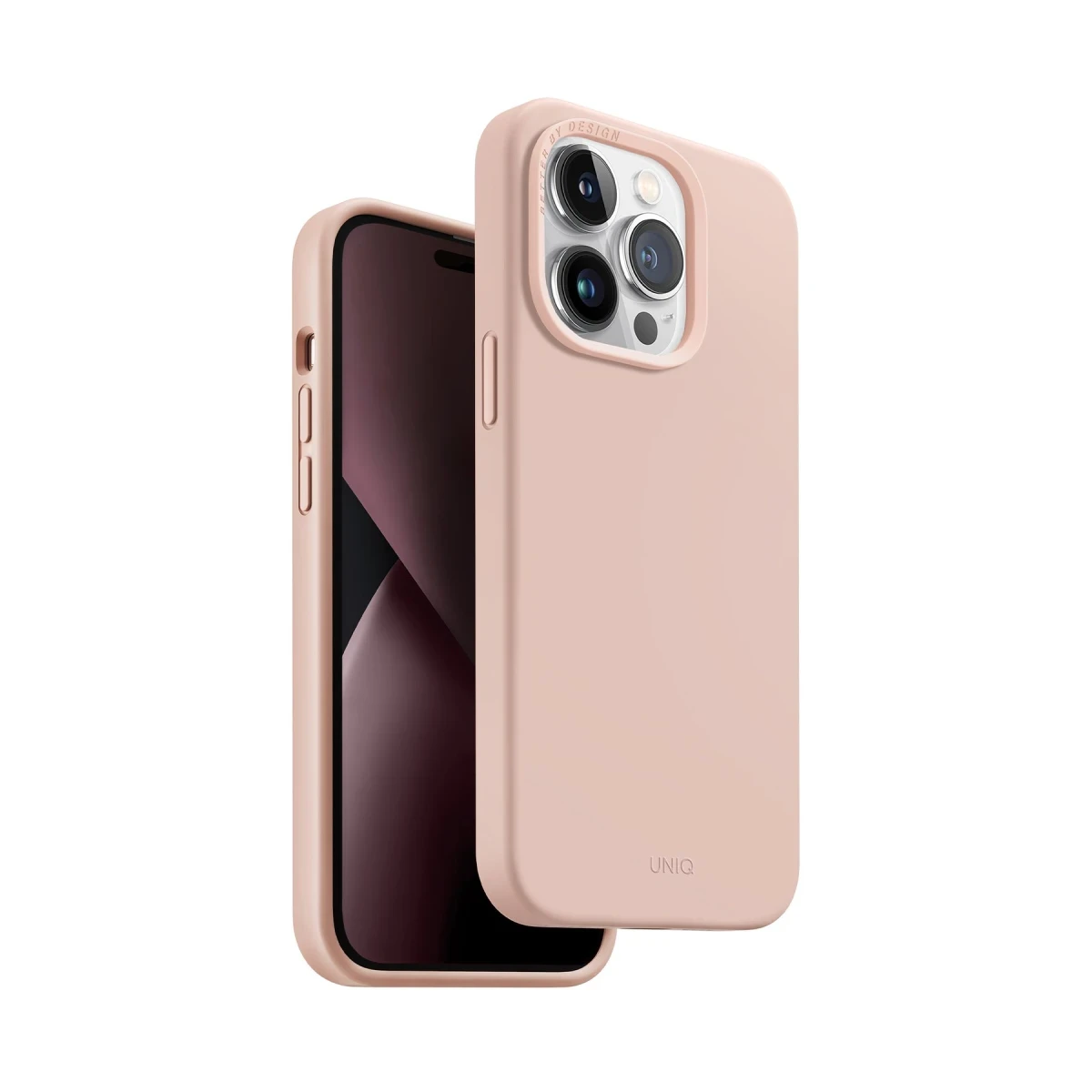 Uniq Apple iPhone 14 Pro Lino Hue Magsafe Kapak - Pembe