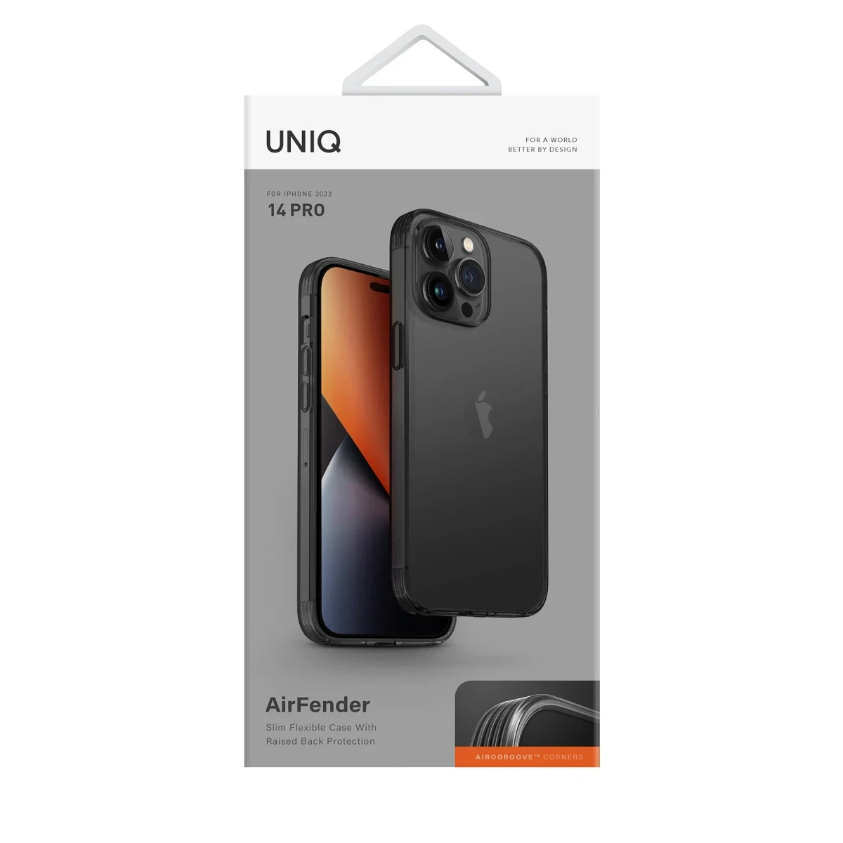 Uniq Apple iPhone 14 Pro Max Air Fender Kapak - Füme