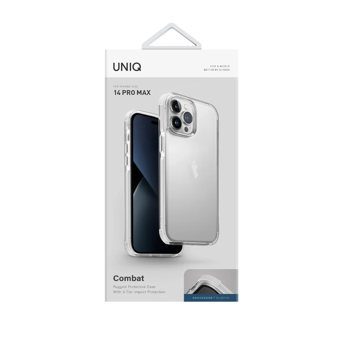 Uniq Apple iPhone 14 Pro Max Combat Kapak - Beyaz