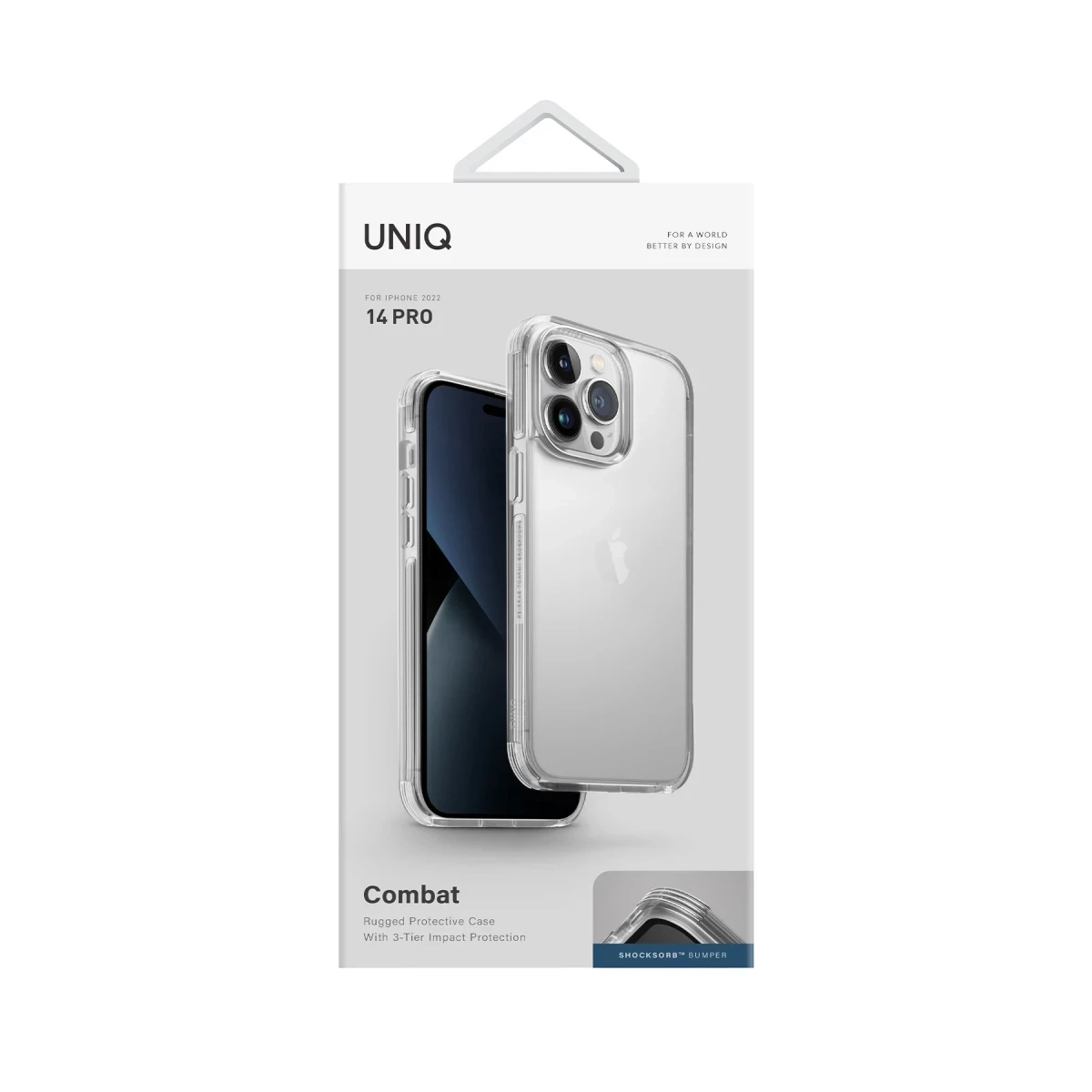Uniq Apple iPhone 14 Pro Max Combat Kapak - Şeffaf