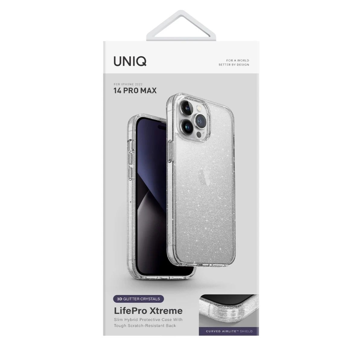 Uniq Apple iPhone 14 Pro Max LifePro Xtreme Kapak - Simli