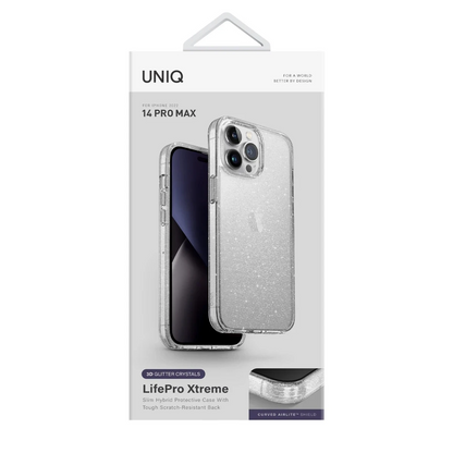 Uniq Apple iPhone 14 Pro Max LifePro Xtreme Kapak - Simli