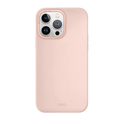 Uniq Apple iPhone 14 Pro Max Lino Silikon Kapak - Pembe