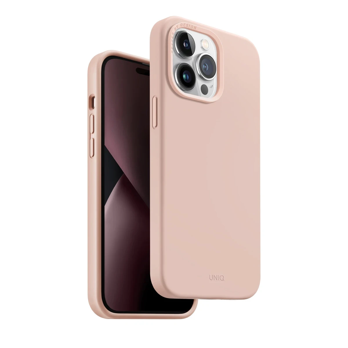 Uniq Apple iPhone 14 Pro Max Lino Silikon Kapak - Pembe