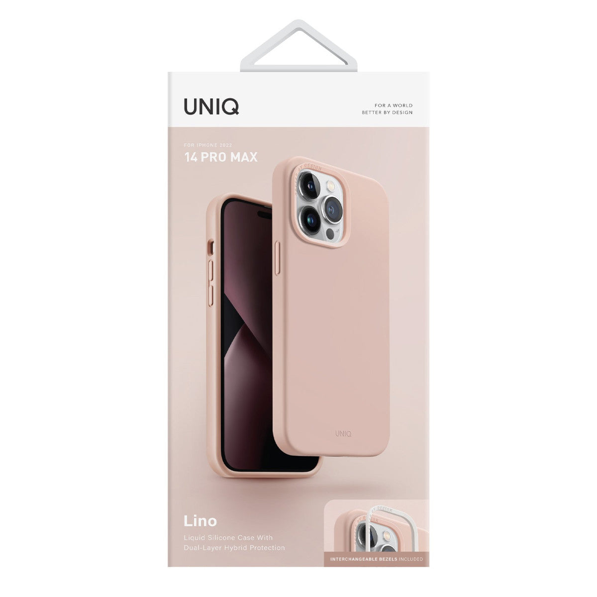 Uniq Apple iPhone 14 Pro Max Lino Silikon Kapak
