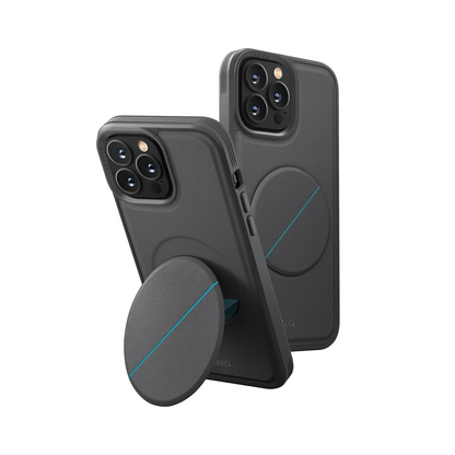 Uniq Apple iPhone 14 Pro Max Novo Standlı Kapak - Gri