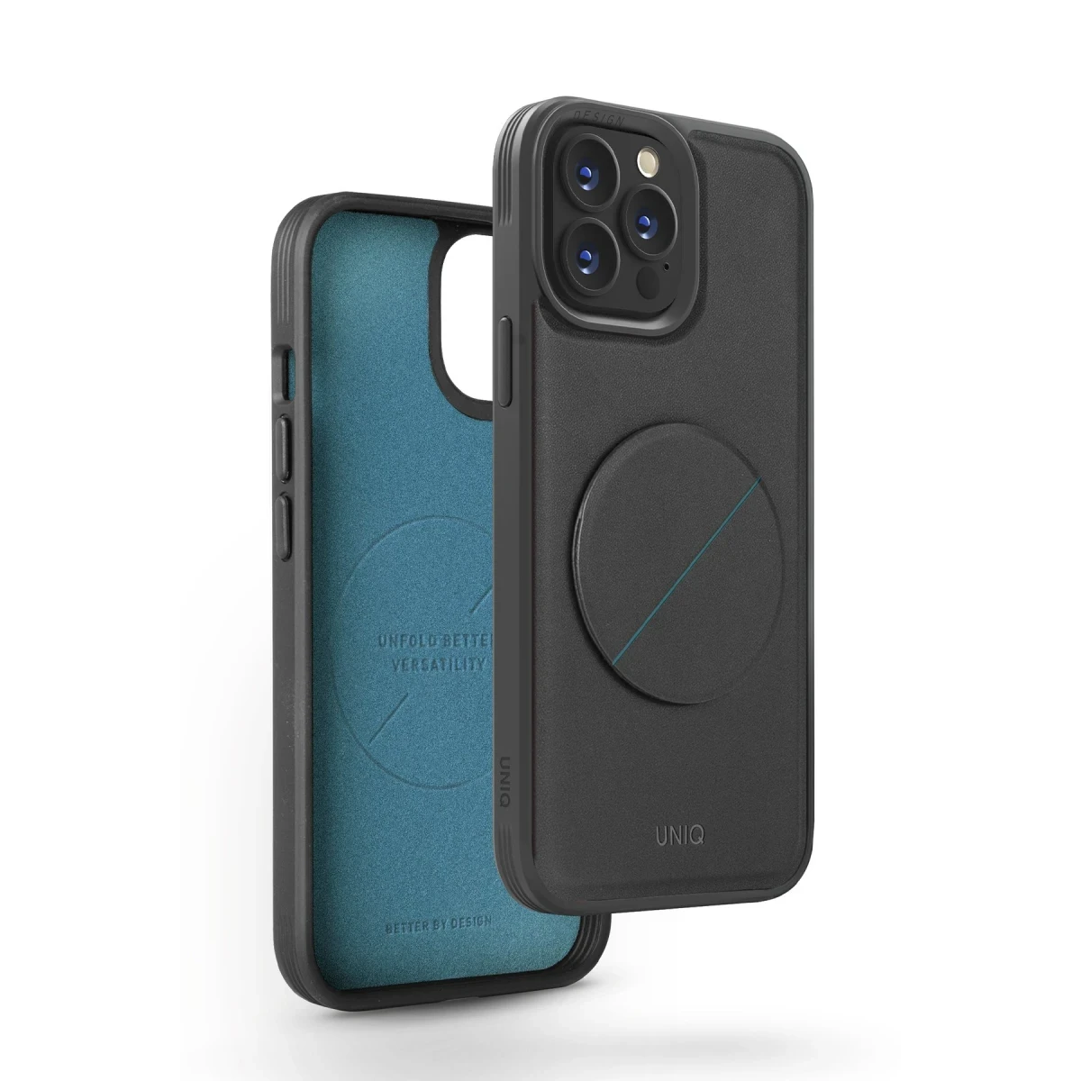Uniq Apple iPhone 14 Pro Novo Standlı Kapak - Gri