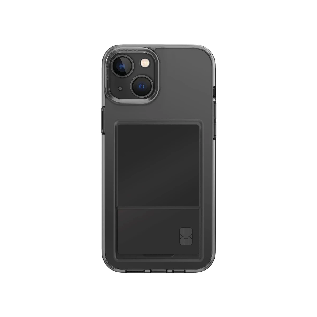 Uniq Apple iPhone 15 Air Fender Kartvizitli Kapak - Füme