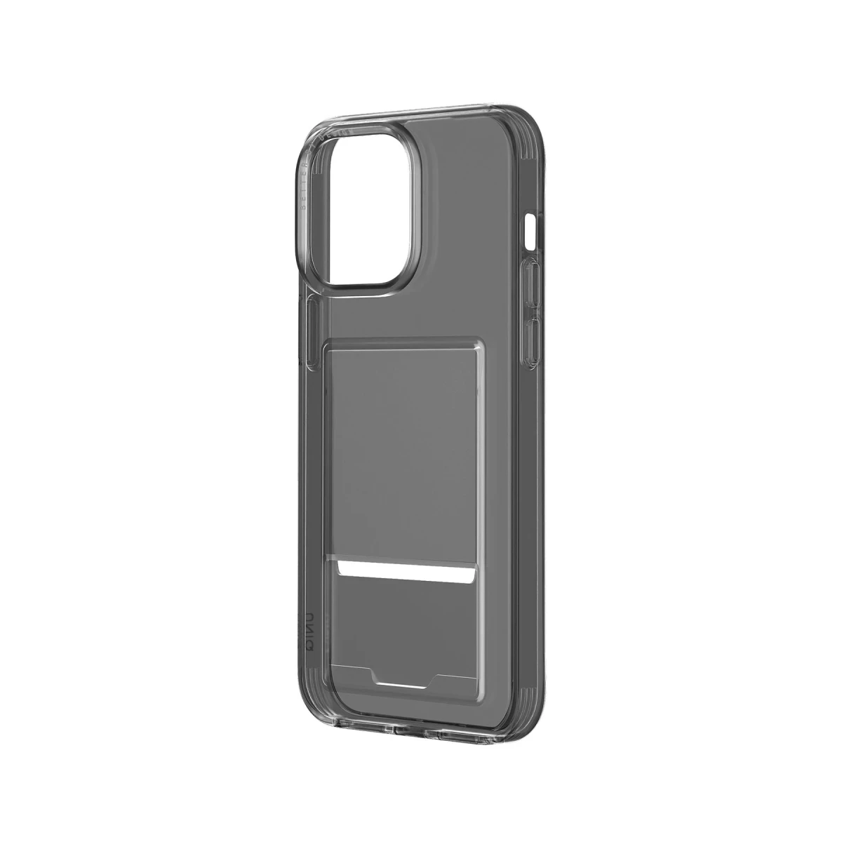 Uniq Apple iPhone 15 Air Fender Kartvizitli Kapak - Füme