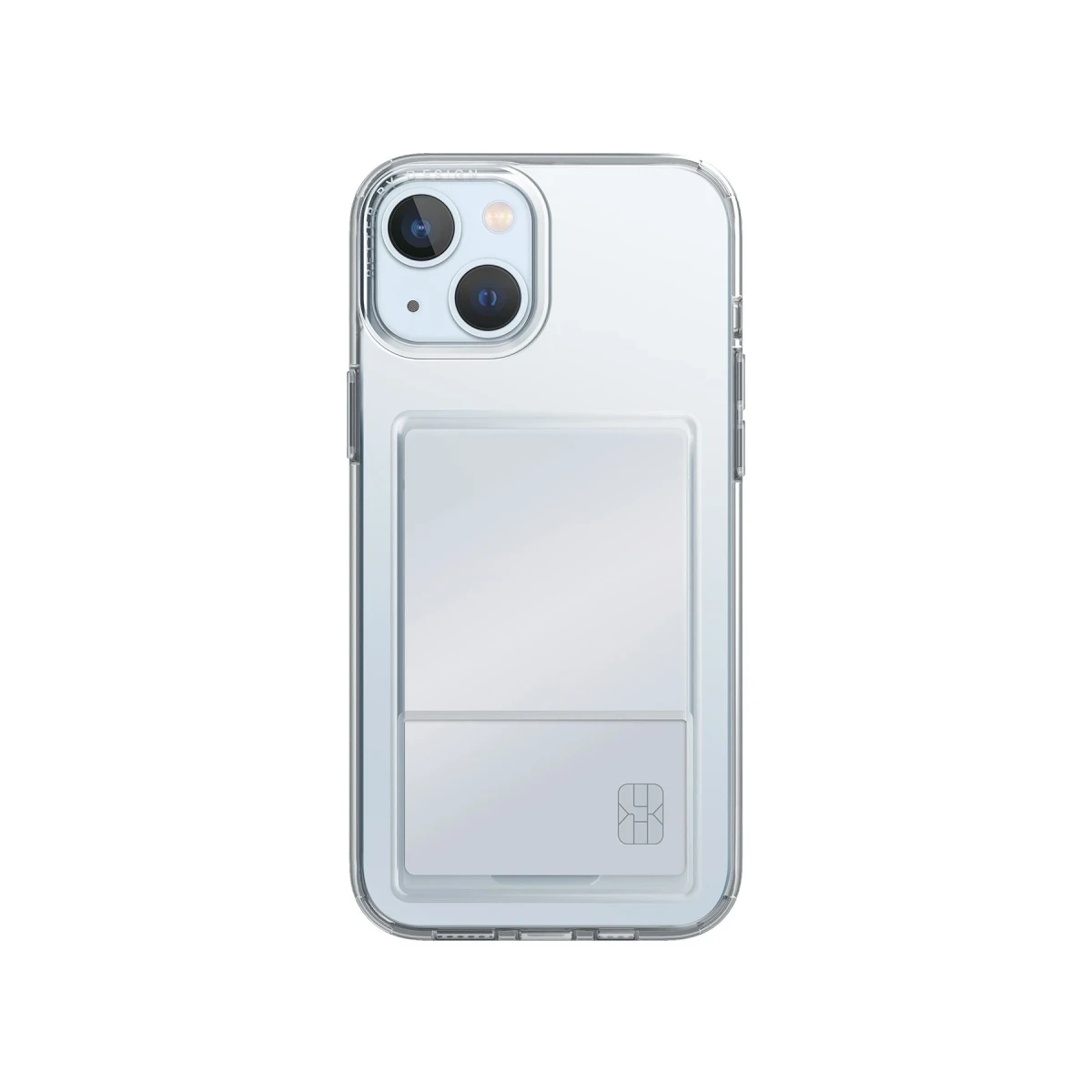 Uniq Apple iPhone 15 Air Fender Kartvizitli Kapak - Şeffaf