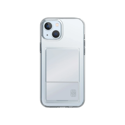 Uniq Apple iPhone 15 Air Fender Kartvizitli Kapak - Şeffaf