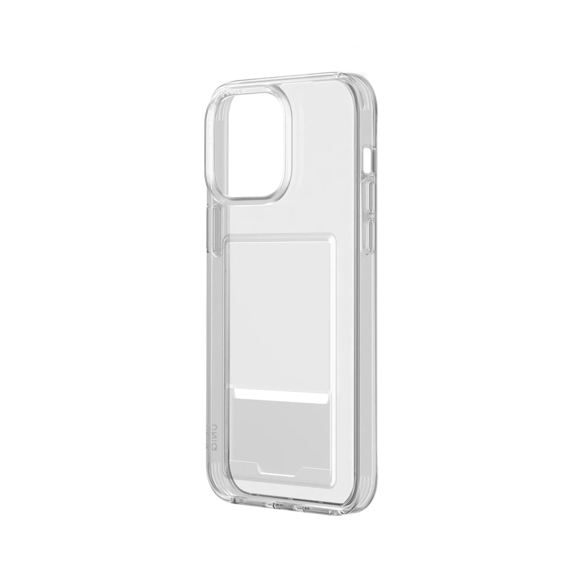 Uniq Apple iPhone 15 Air Fender Kartvizitli Kapak - Şeffaf
