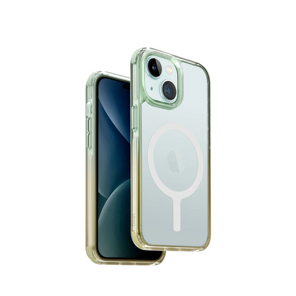 Uniq Apple iPhone 15 Combat Duo Magsafe Kapak - Yeşil