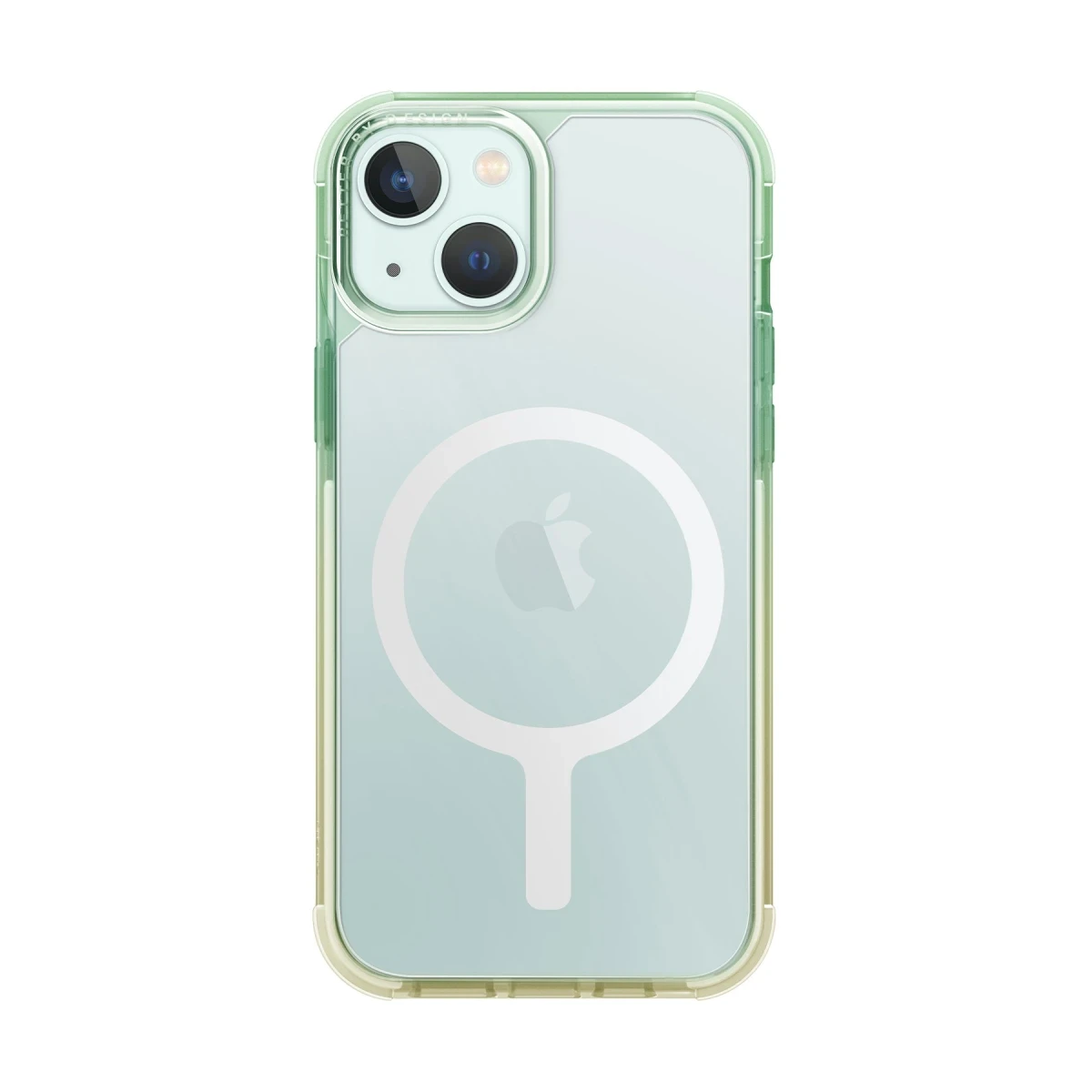 Uniq Apple iPhone 15 Combat Duo Magsafe Kapak - Yeşil