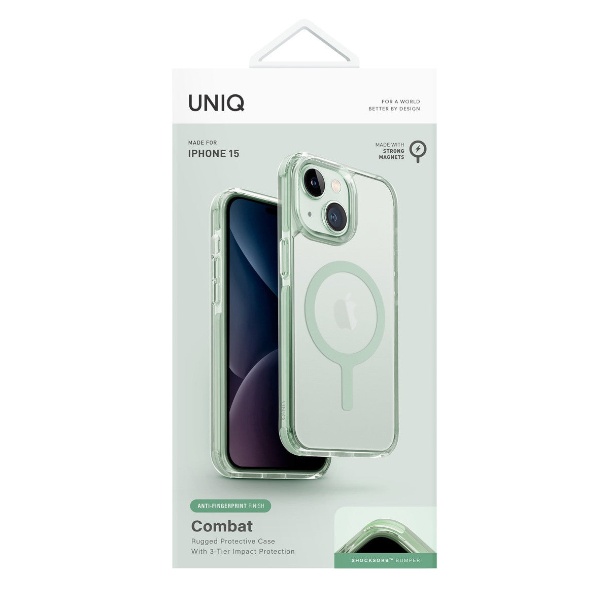 Uniq Apple iPhone 15 Combat Magsafe Kapak