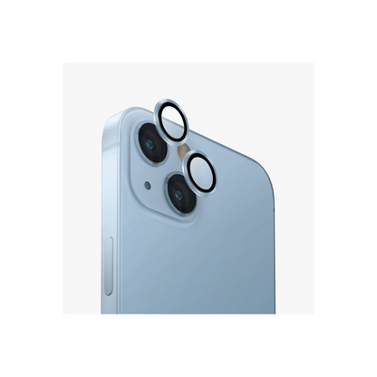 Uniq Apple iPhone 15 Optix Alüminyum Kamera Lens Koruyucu - Mavi