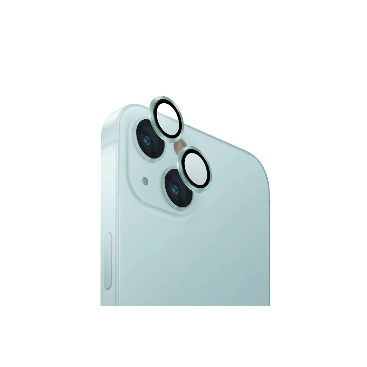 Uniq Apple iPhone 15 Optix Alüminyum Kamera Lens Koruyucu - Yeşil