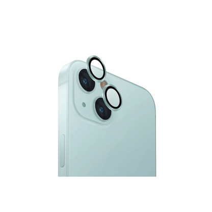 Uniq Apple iPhone 15 Optix Alüminyum Kamera Lens Koruyucu - Yeşil
