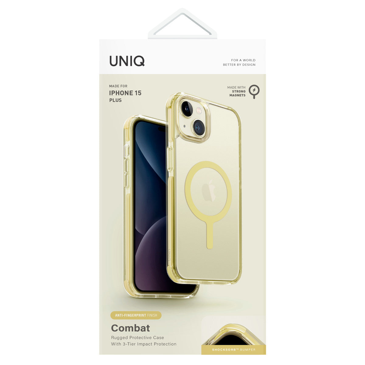 Uniq Apple iPhone 15 Plus Combat Magsafe Kapak