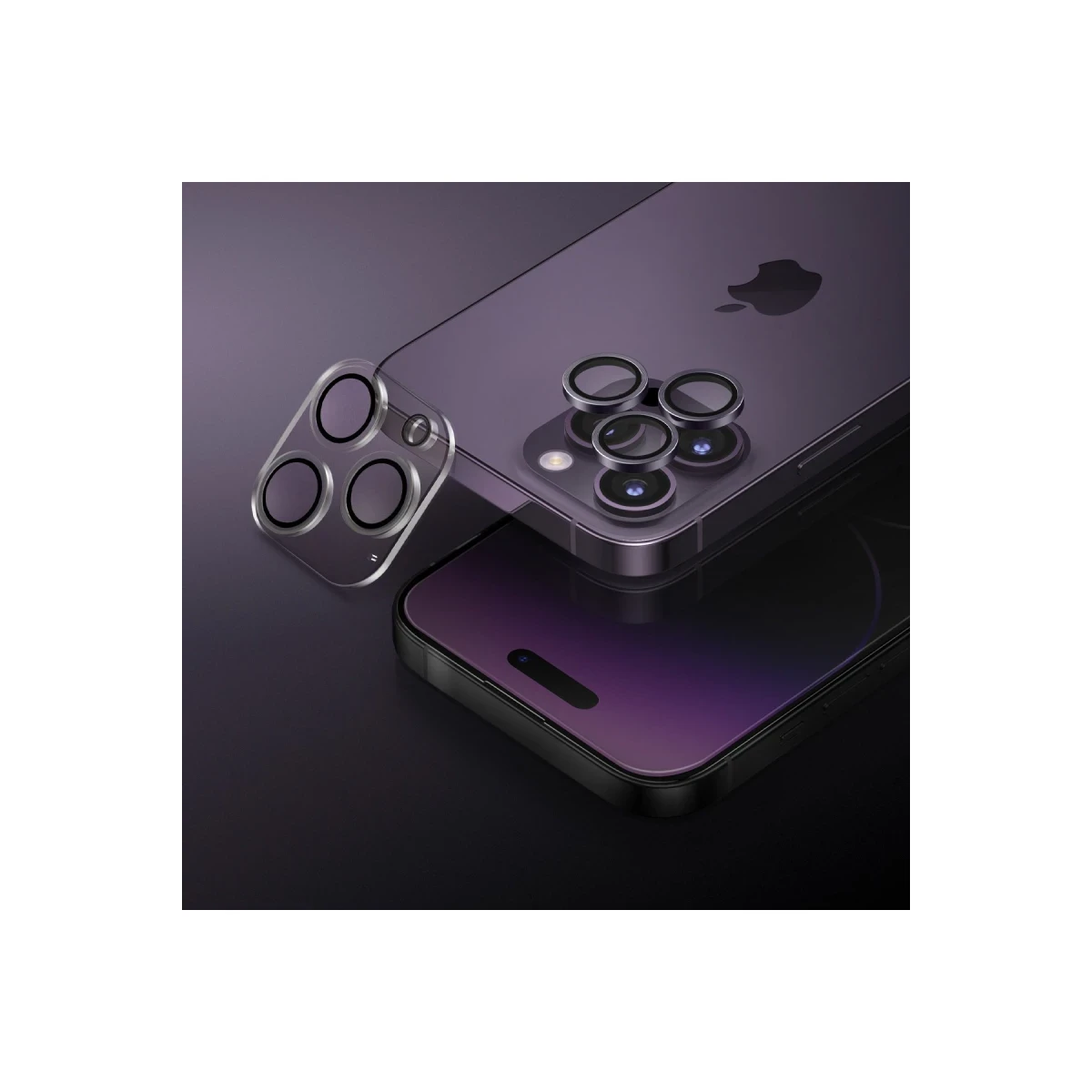 Uniq Apple iPhone 15 Plus Optix Kamera Lens Koruyucu - Şeffaf