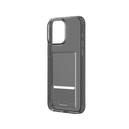 Uniq Apple iPhone 15 Pro Air Fender Kartvizitli Kapak - Füme