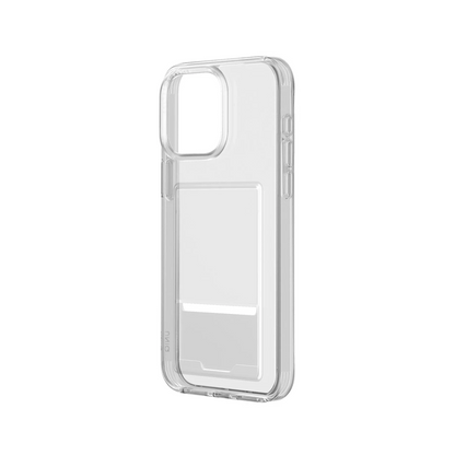 Uniq Apple iPhone 15 Pro Air Fender Kartvizitli Kapak - Şeffaf