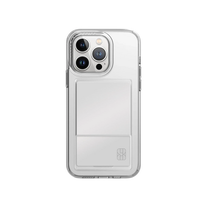 Uniq Apple iPhone 15 Pro Air Fender Kartvizitli Kapak - Şeffaf