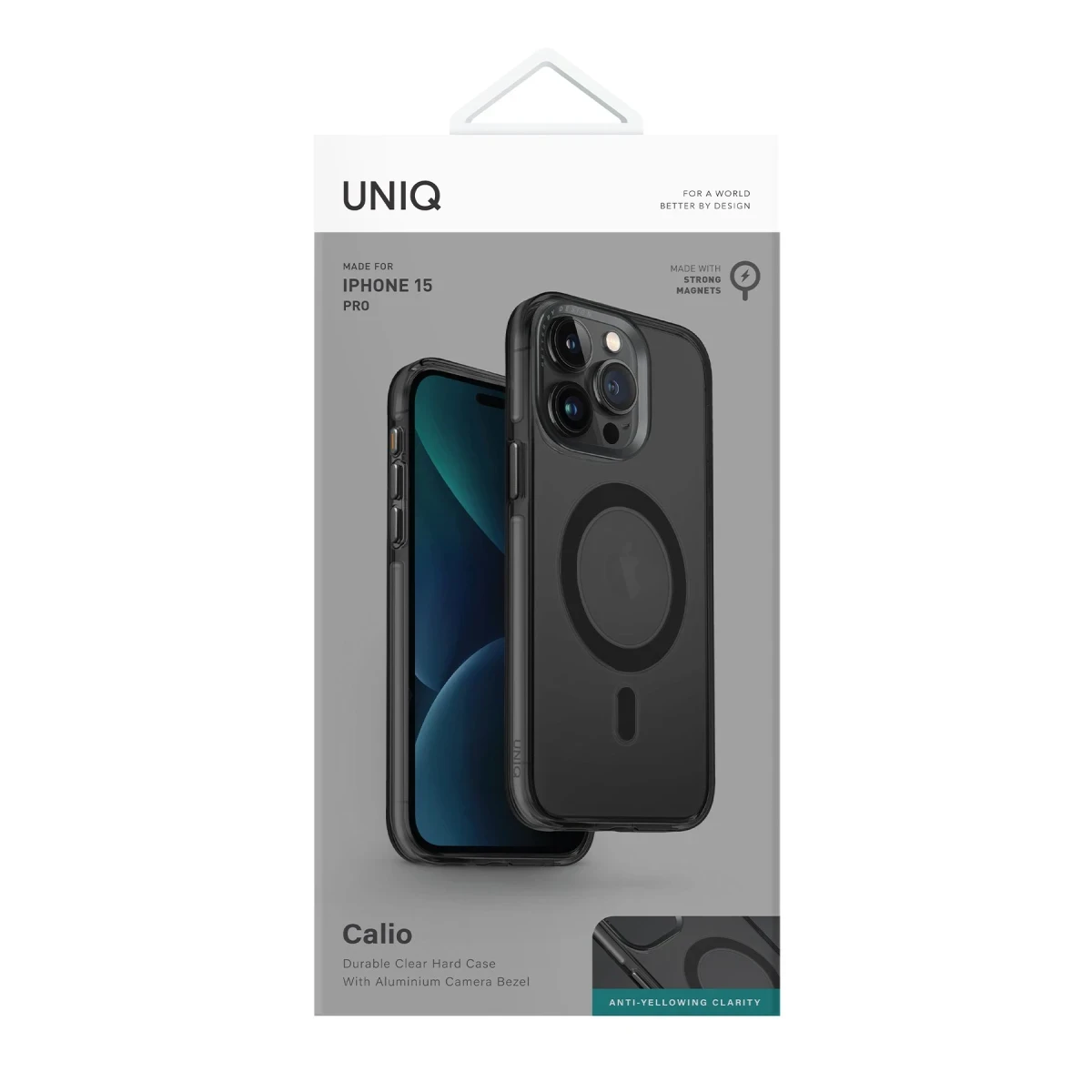 Uniq Apple iPhone 15 Pro Calio Magsafe Kapak - Füme