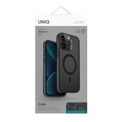 Uniq Apple iPhone 15 Pro Calio Magsafe Kapak - Füme