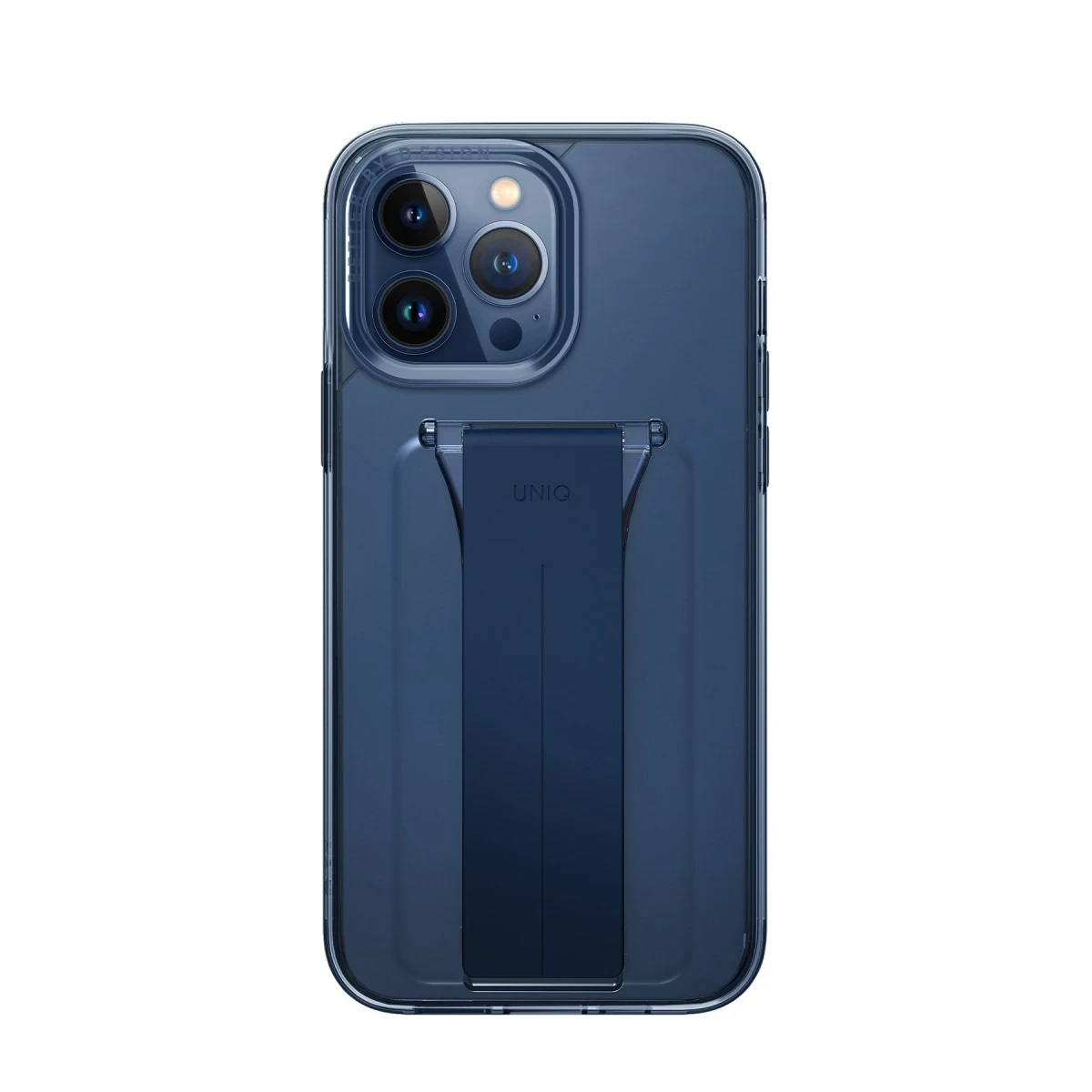 Uniq Apple iPhone 15 Pro Heldro Mount Standlı Kapak - Lacivert