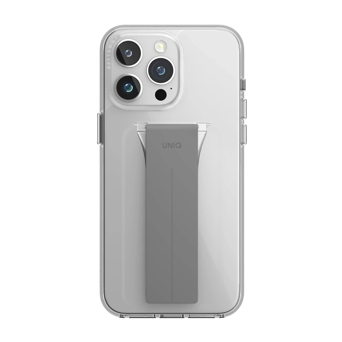 Uniq Apple iPhone 15 Pro Heldro Mount Standlı Kapak - Şeffaf
