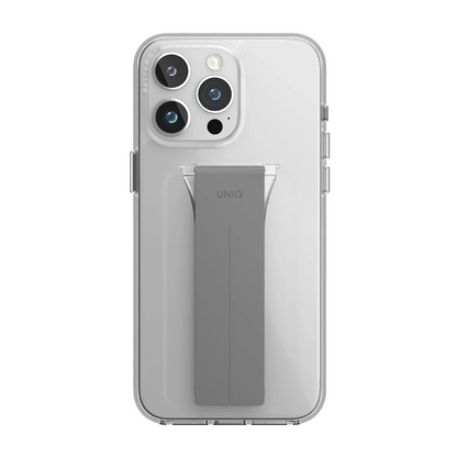 Uniq Apple iPhone 15 Pro Heldro Mount Standlı Kapak - Şeffaf