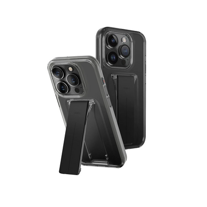 Uniq Apple iPhone 15 Pro Heldro Mount Standlı Kapak - Siyah