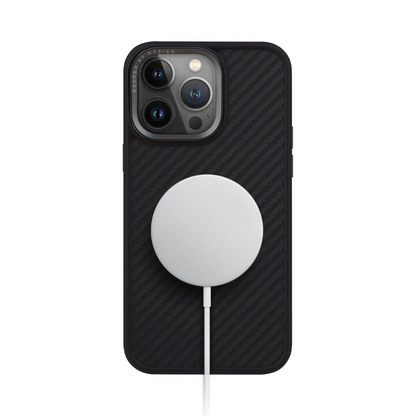 Uniq Apple iPhone 15 Pro Keva Karbon Magsafe Kapak - Siyah