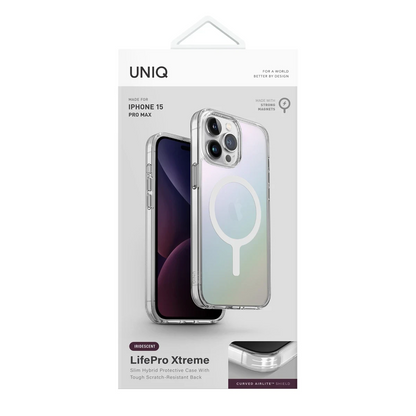Uniq Apple iPhone 15 Pro LifePro Xtreme Magsafe Kapak - Gökkuşağı