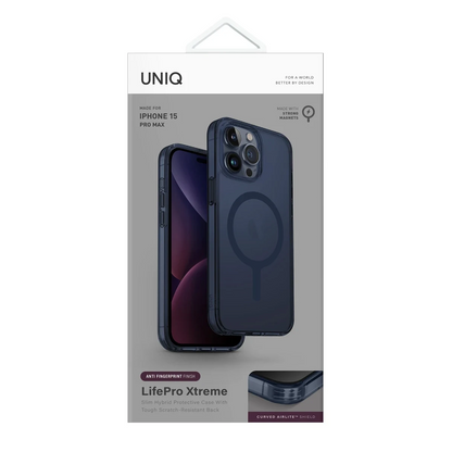 Uniq Apple iPhone 15 Pro LifePro Xtreme Magsafe Kapak - Mavi