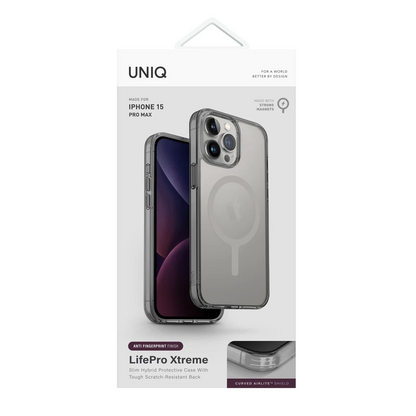 Uniq Apple iPhone 15 Pro LifePro Xtreme Magsafe Kapak - Titan Gri