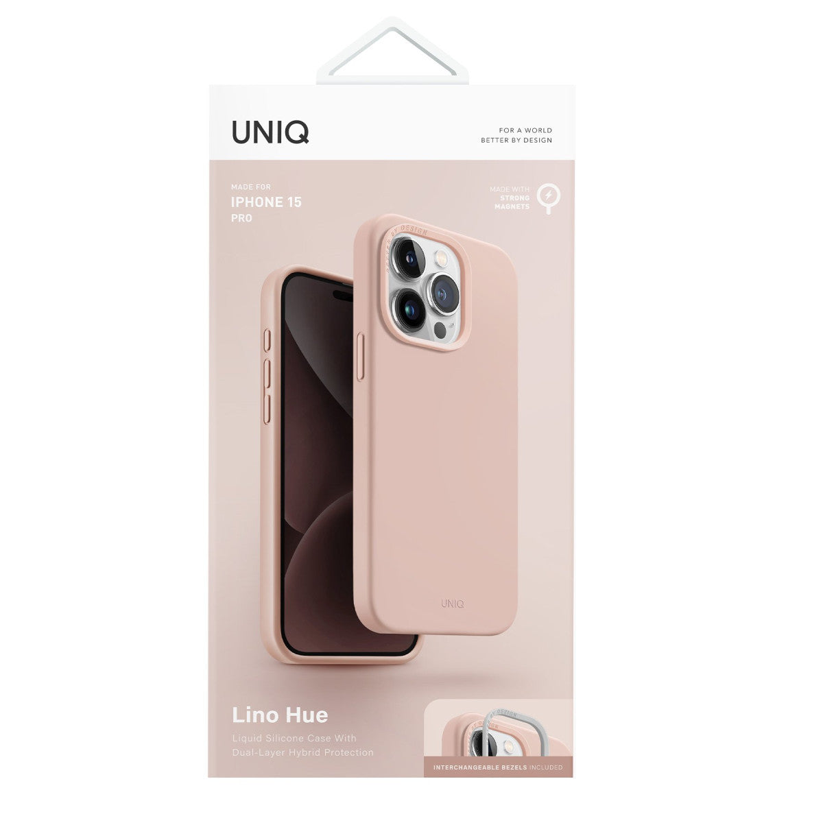 Uniq Apple iPhone 15 Pro Lino Hue Magsafe Kapak