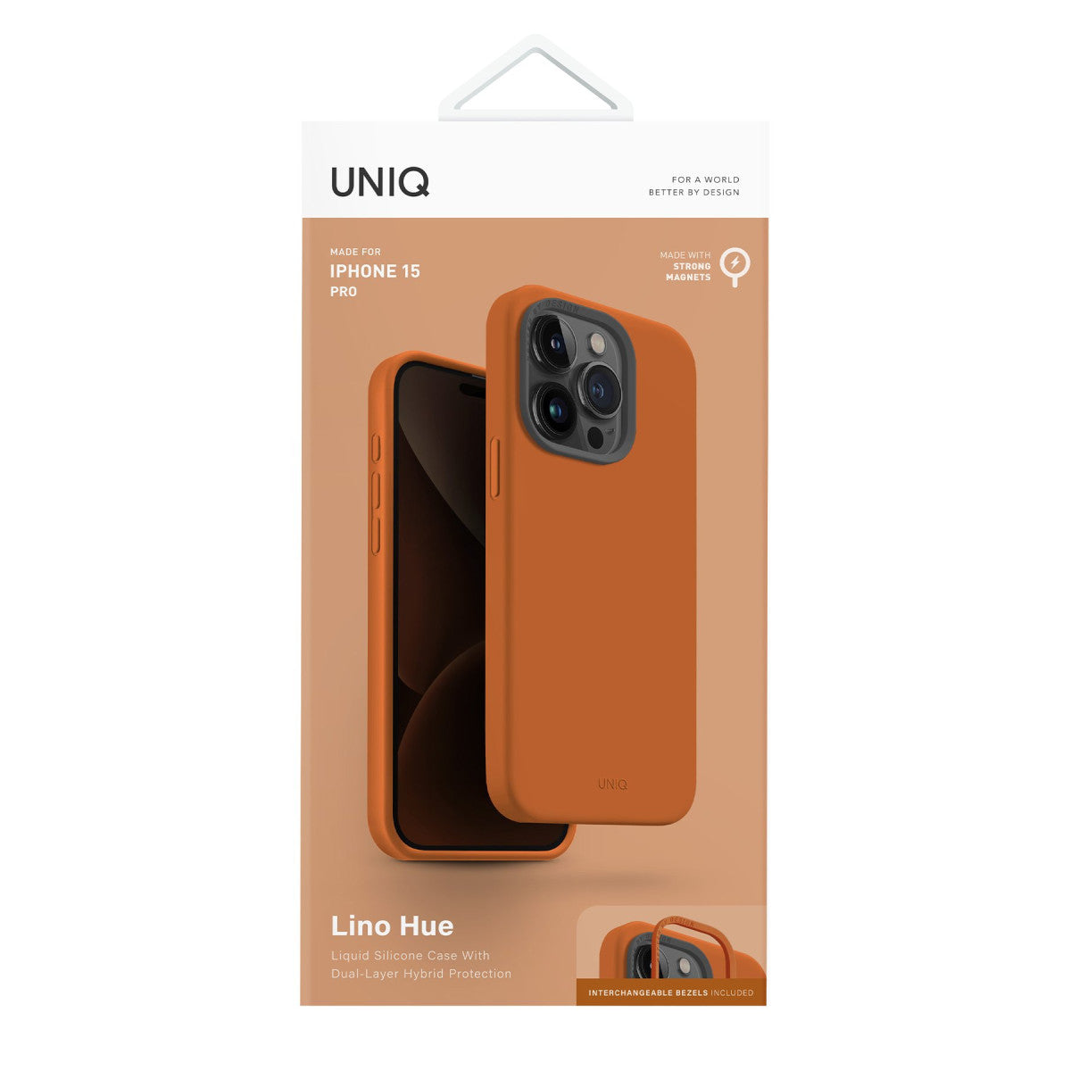 Uniq Apple iPhone 15 Pro Lino Hue Magsafe Kapak