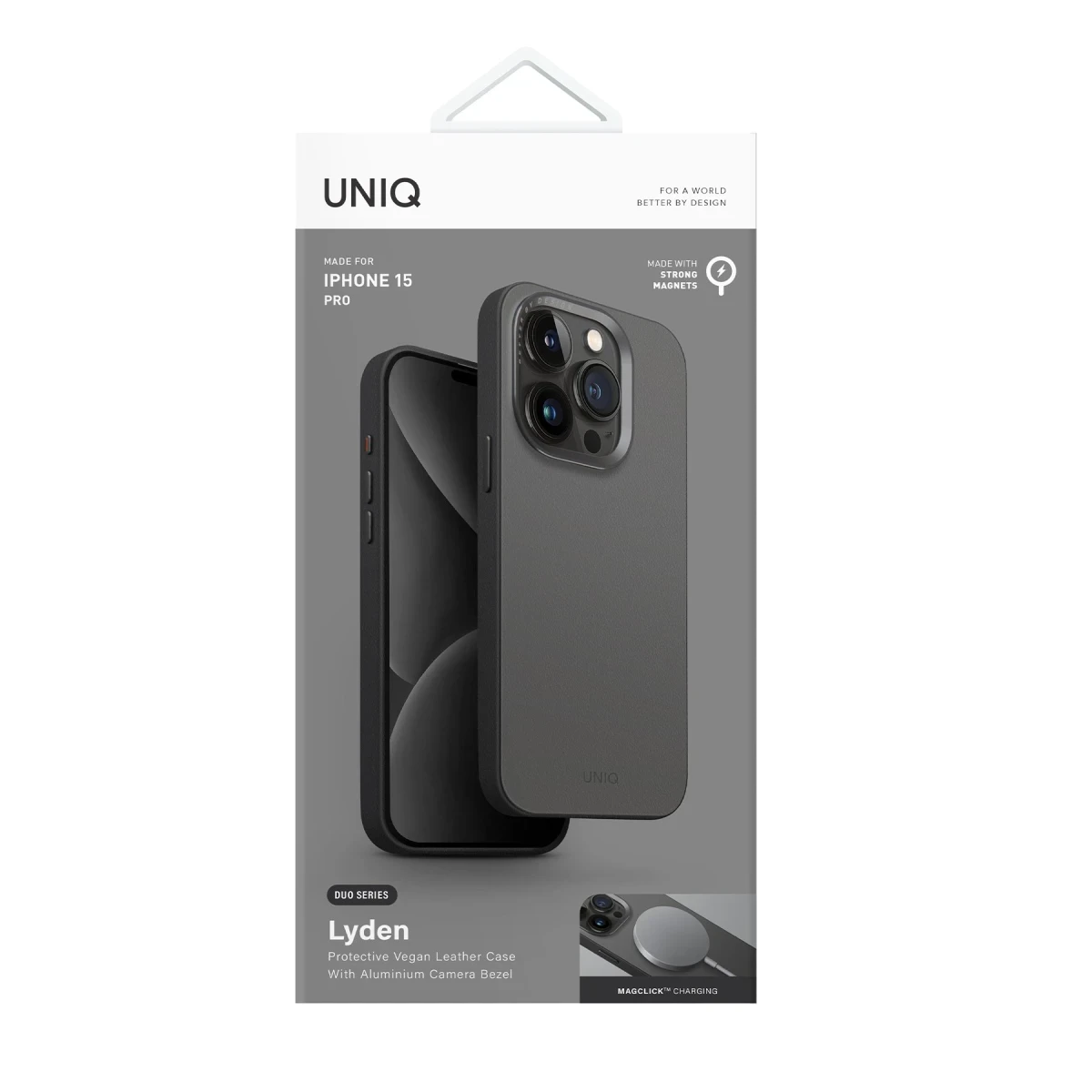 Uniq Apple iPhone 15 Pro Lyden DS Magsafe Kapak - Bej