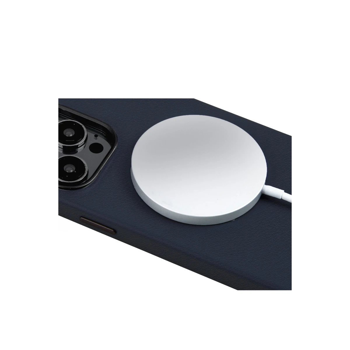 Uniq Apple iPhone 15 Pro Lyden Magsafe Deri Kapak - Titan Gri