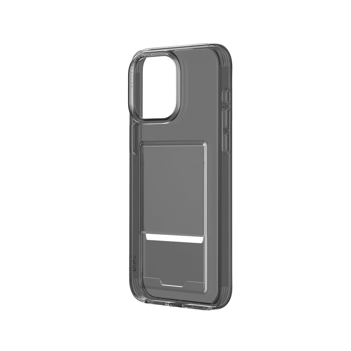 Uniq Apple iPhone 15 Pro Max Air Fender Kartvizitli Kapak - Füme