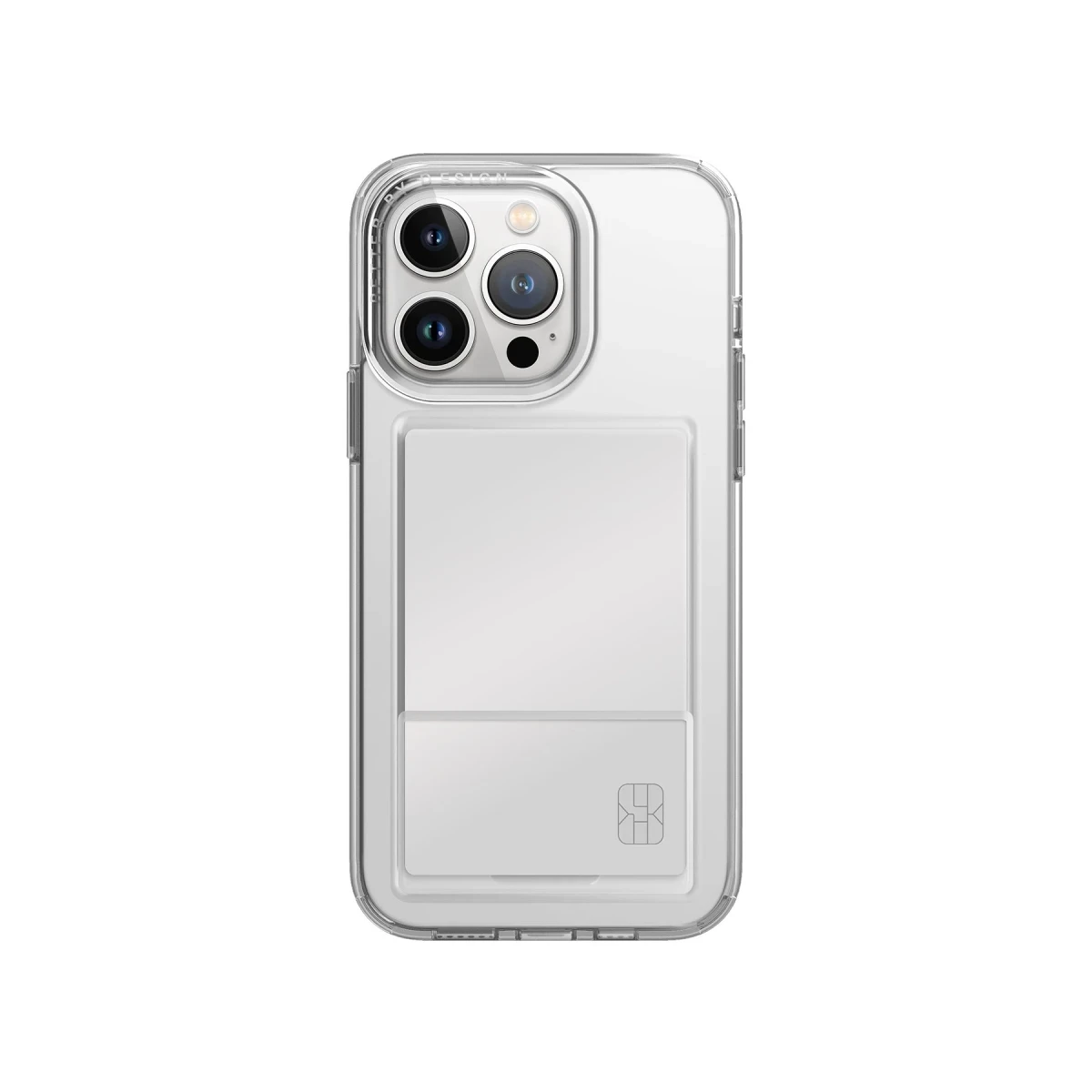 Uniq Apple iPhone 15 Pro Max Air Fender Kartvizitli Kapak - Şeffaf