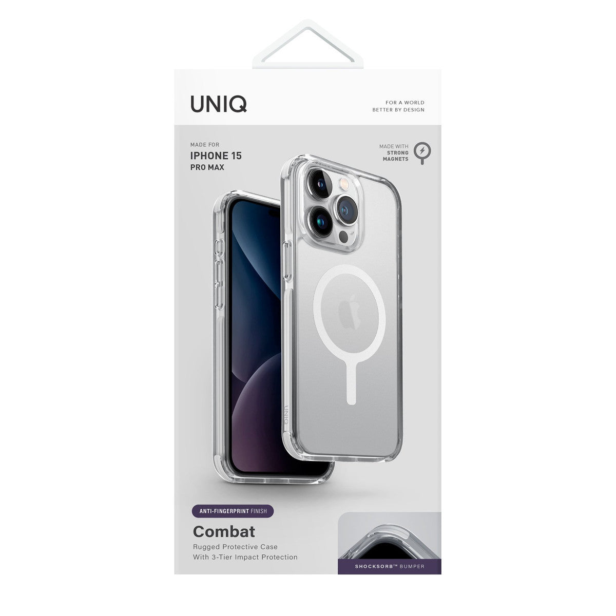 Uniq Apple iPhone 15 Pro Max Combat Magsafe Kapak