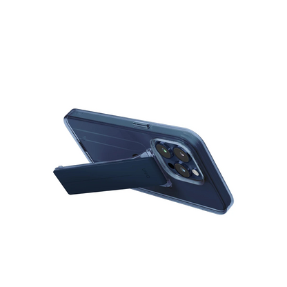 Uniq Apple iPhone 15 Pro Max Heldro Mount Standlı Kapak - Lacivert