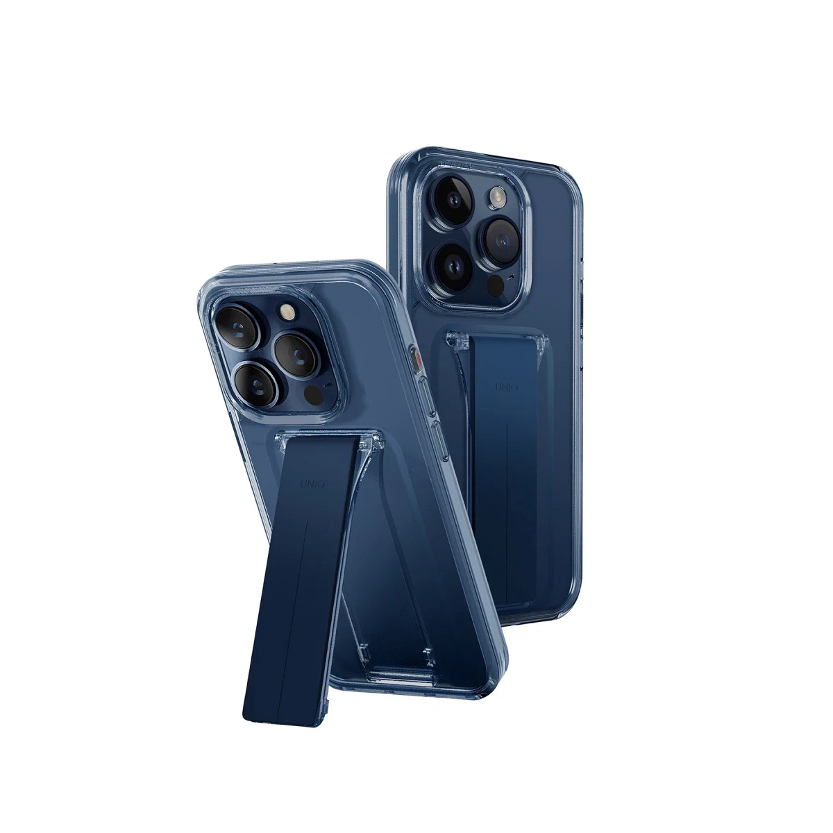 Uniq Apple iPhone 15 Pro Max Heldro Mount Standlı Kapak - Lacivert