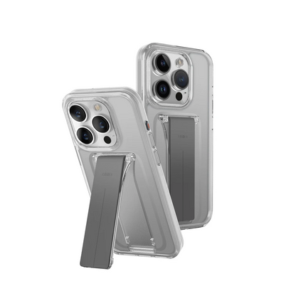 Uniq Apple iPhone 15 Pro Max Heldro Mount Standlı Kapak - Şeffaf